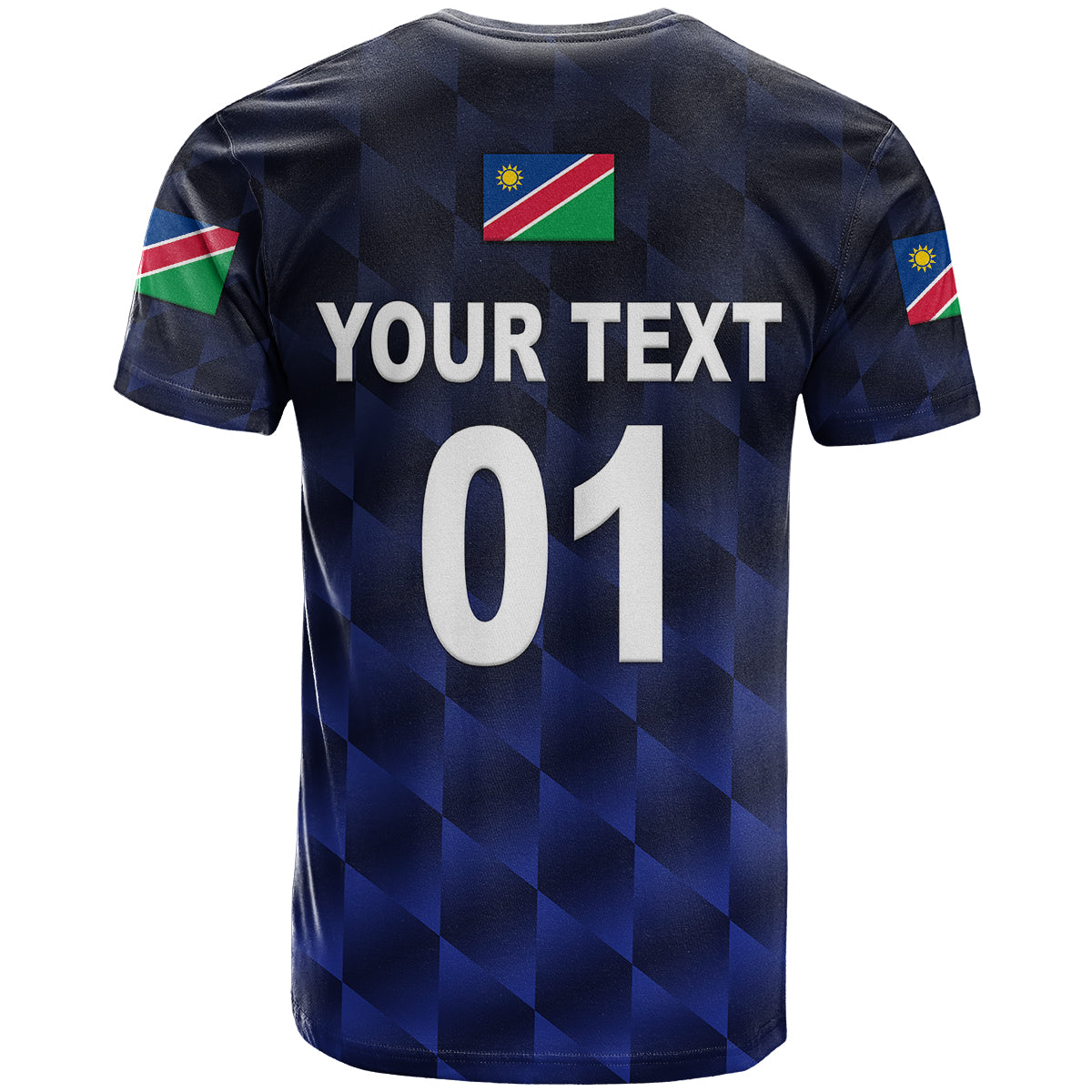 Custom Namibia Cricket T Shirt Unique Style Navy LT8 - Wonder Print Shop