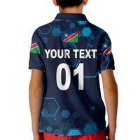 Custom Namibia Cricket Polo Shirt for Kid Special Style LT8 - Wonder Print Shop