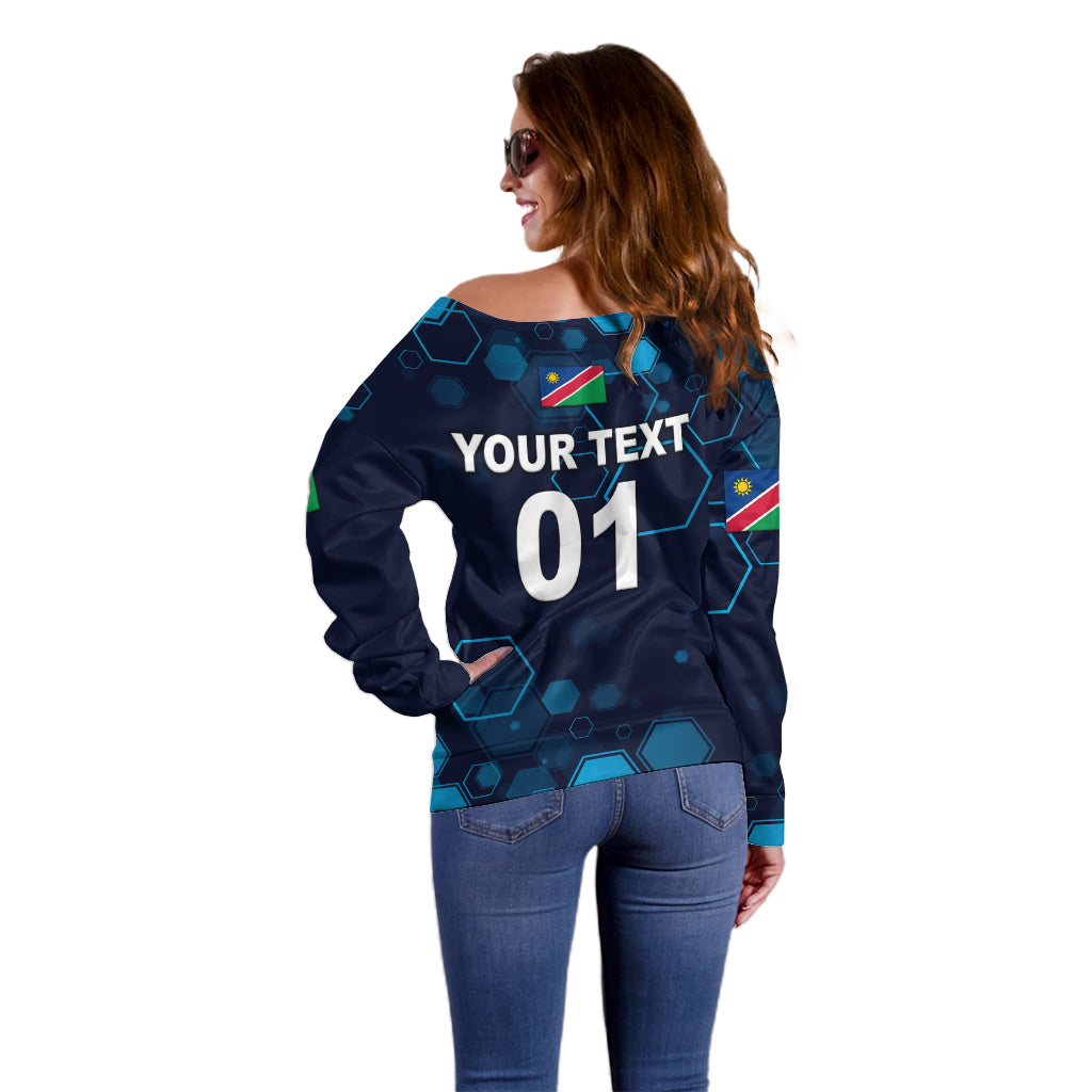 (Custom Personalised) Namibia Cricket Off Shoulder Sweater Special Style LT8 - Wonder Print Shop