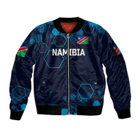 (Custom Personalised) Namibia Cricket Sleeve Zip Bomber Jacket Special Style LT8 - Wonder Print Shop