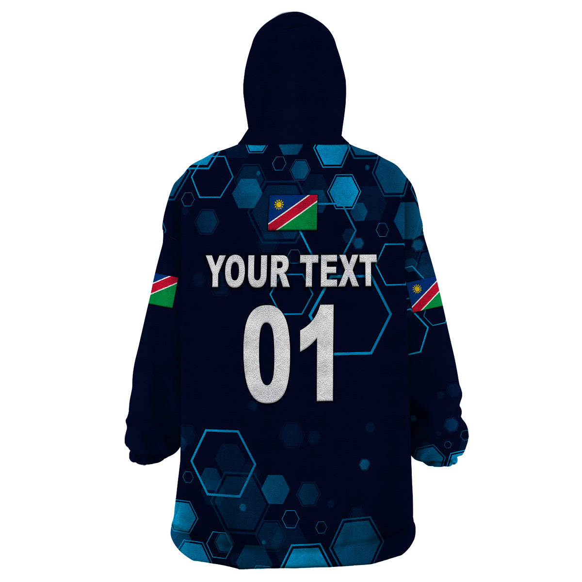 (Custom Personalised) Namibia Cricket Wearable Blanket Hoodie Special Style LT8 - Wonder Print Shop