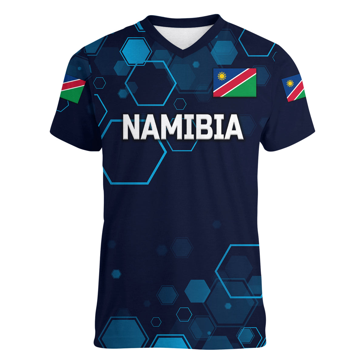 (Custom Personalised) Namibia Cricket Women V Neck T Shirt Special Style LT8 - Wonder Print Shop