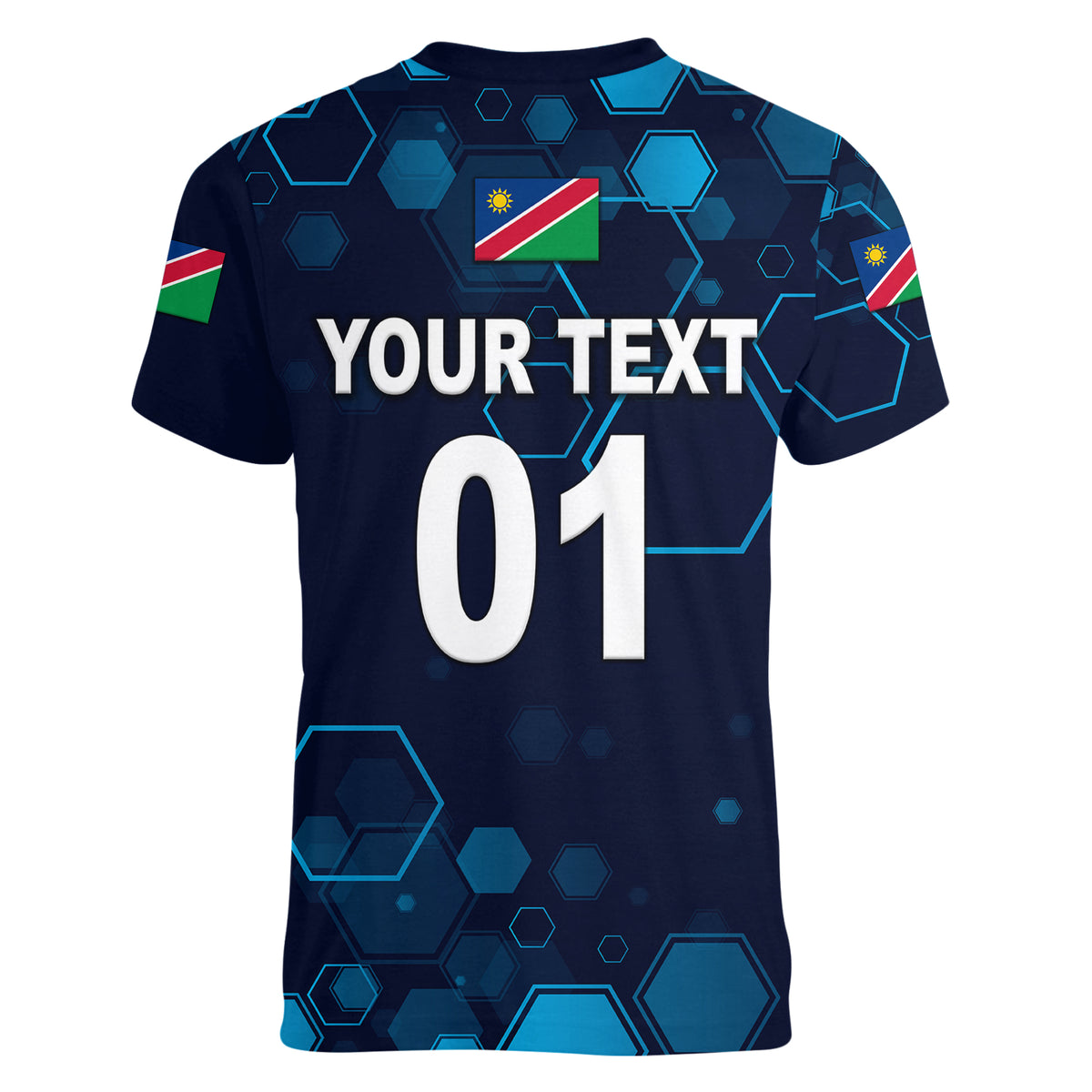 (Custom Personalised) Namibia Cricket Women V Neck T Shirt Special Style LT8 - Wonder Print Shop