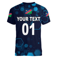 (Custom Personalised) Namibia Cricket Women V Neck T Shirt Special Style LT8 - Wonder Print Shop