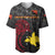 (Custom Personalised) Papua New Guinea Barramundis Cricket Baseball Jersey Birds Of Paradise Paradisaea Raggiana Original - Black LT8 - Wonder Print Shop