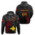Custom Papua New Guinea Barramundis CrickeHoodie Birds Of Paradise Paradisaea Raggiana Original Black LT8 - Wonder Print Shop