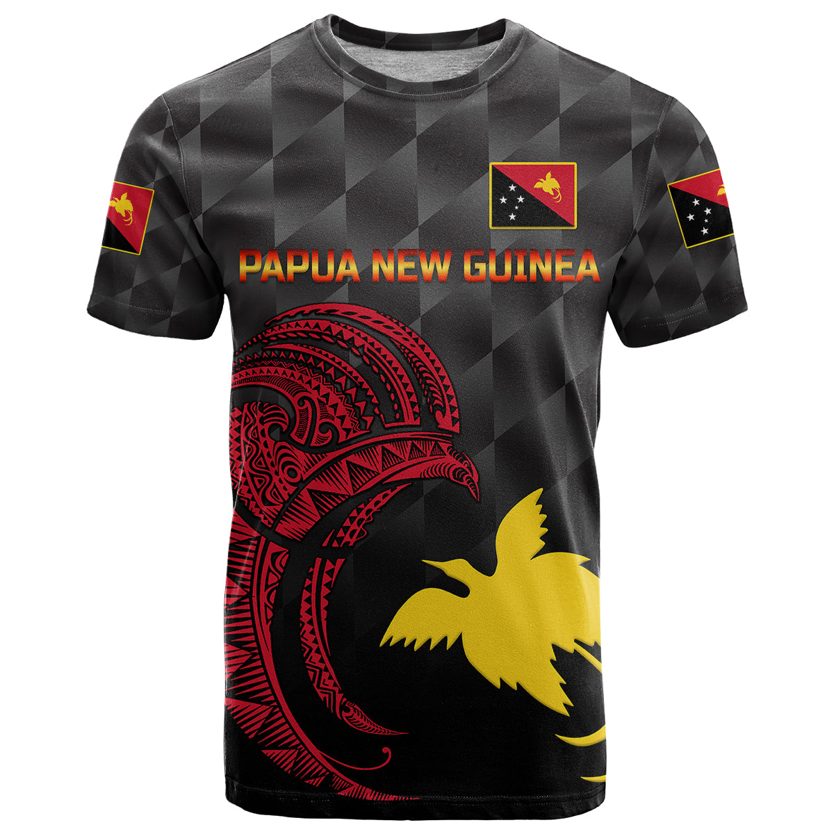 Custom Papua New Guinea Barramundis Cricket T Shirt Birds Of Paradise Paradisaea Raggiana Original Black LT8 - Wonder Print Shop