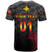 Custom Papua New Guinea Barramundis Cricket T Shirt Birds Of Paradise Paradisaea Raggiana Original Black LT8 - Wonder Print Shop