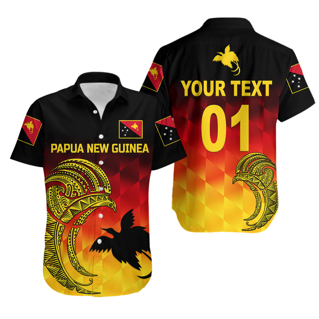 (Custom Personalised) Papua New Guinea Barramundis Cricket Hawaiian Shirt Birds Of Paradise Paradisaea Raggiana Original - Gradient Flag Vibes LT8 - Wonder Print Shop