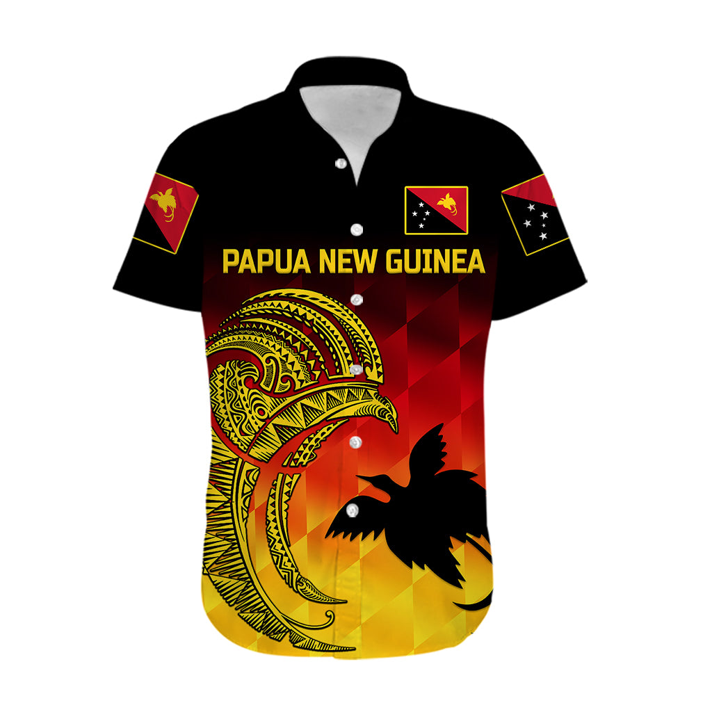 (Custom Personalised) Papua New Guinea Barramundis Cricket Hawaiian Shirt Birds Of Paradise Paradisaea Raggiana Original - Gradient Flag Vibes LT8 - Wonder Print Shop