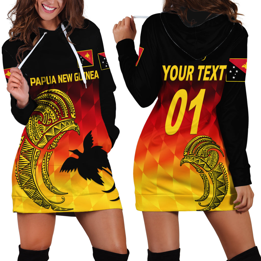 (Custom Personalised) Papua New Guinea Barramundis Cricket Hoodie Dress Birds Of Paradise Paradisaea Raggiana Original - Gradient Flag Vibes LT8 - Wonder Print Shop