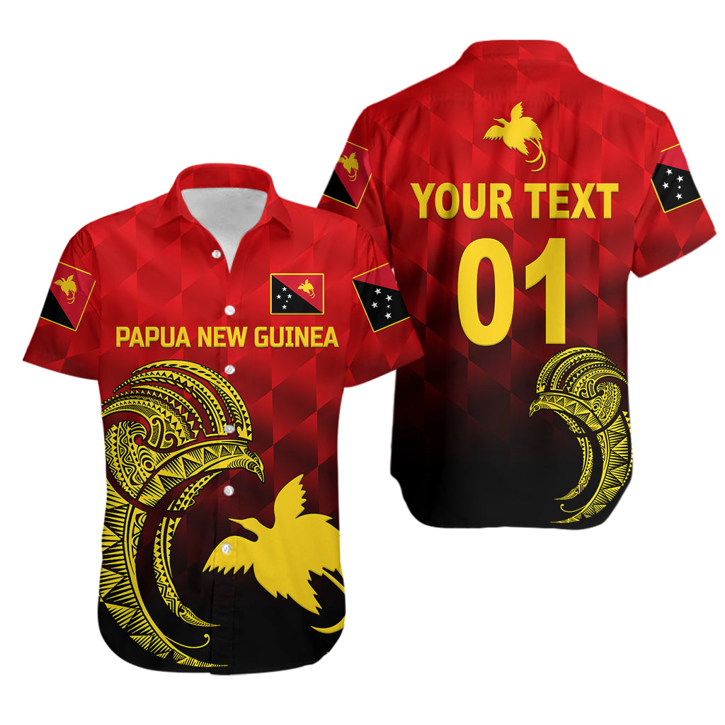 (Custom Personalised) Papua New Guinea Barramundis Cricket Hawaiian Shirt Birds Of Paradise Paradisaea Raggiana Original - Red LT8 - Wonder Print Shop
