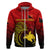 Custom Papua New Guinea Barramundis CrickeHoodie Birds Of Paradise Paradisaea Raggiana Original Red LT8 - Wonder Print Shop