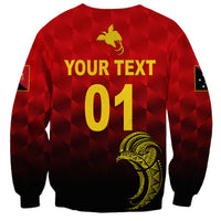 (Custom Personalised) Papua New Guinea Barramundis Cricket Sweatshirt Birds Of Paradise Paradisaea Raggiana Original - Red LT8 - Wonder Print Shop