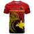 Custom Papua New Guinea Barramundis Cricket T Shirt Birds Of Paradise Paradisaea Raggiana Original Red LT8 - Wonder Print Shop