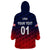 (Custom Personalised) United States National Cricket Wearable Blanket Hoodie Team USA Cricket Gradient Navy Red LT8 - Wonder Print Shop