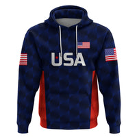 Custom United States National CrickeHoodie Team USA Cricket Navy LT8 - Wonder Print Shop