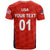Custom United States National Cricket T Shirt Team USA Cricket Red LT8 - Wonder Print Shop
