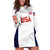 (Custom Personalised) United States National Cricket Hoodie Dress Team USA Cricket White LT8 - Wonder Print Shop