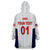 (Custom Personalised) United States National Cricket Wearable Blanket Hoodie Team USA Cricket White LT8 - Wonder Print Shop