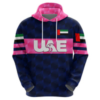 Custom United Arab Emirates UAE CrickeHoodie Falcon Unique Navy LT8 - Wonder Print Shop