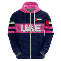 Custom United Arab Emirates UAE CrickeHoodie Falcon Unique Navy LT8 - Wonder Print Shop