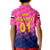 Custom United Arab Emirates UAE Cricket Polo Shirt for Kid Falcon Unique Pink LT8 - Wonder Print Shop