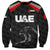 (Custom Personalised) United Arab Emirates UAE Cricket Sweatshirt Falcon Special - Black LT8 - Wonder Print Shop