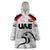 (Custom Personalised) United Arab Emirates UAE Cricket Wearable Blanket Hoodie Falcon Special - Grey LT8 - Wonder Print Shop