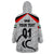 (Custom Personalised) United Arab Emirates UAE Cricket Wearable Blanket Hoodie Falcon Special - Grey LT8 - Wonder Print Shop