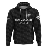 Custom New Zealand CrickeHoodie Silver Fern Unique Black LT8 - Wonder Print Shop