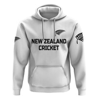 Custom New Zealand CrickeHoodie Silver Fern Unique White LT8 - Wonder Print Shop