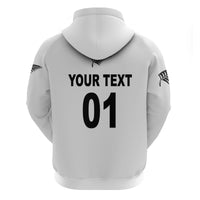Custom New Zealand CrickeHoodie Silver Fern Unique White LT8 - Wonder Print Shop