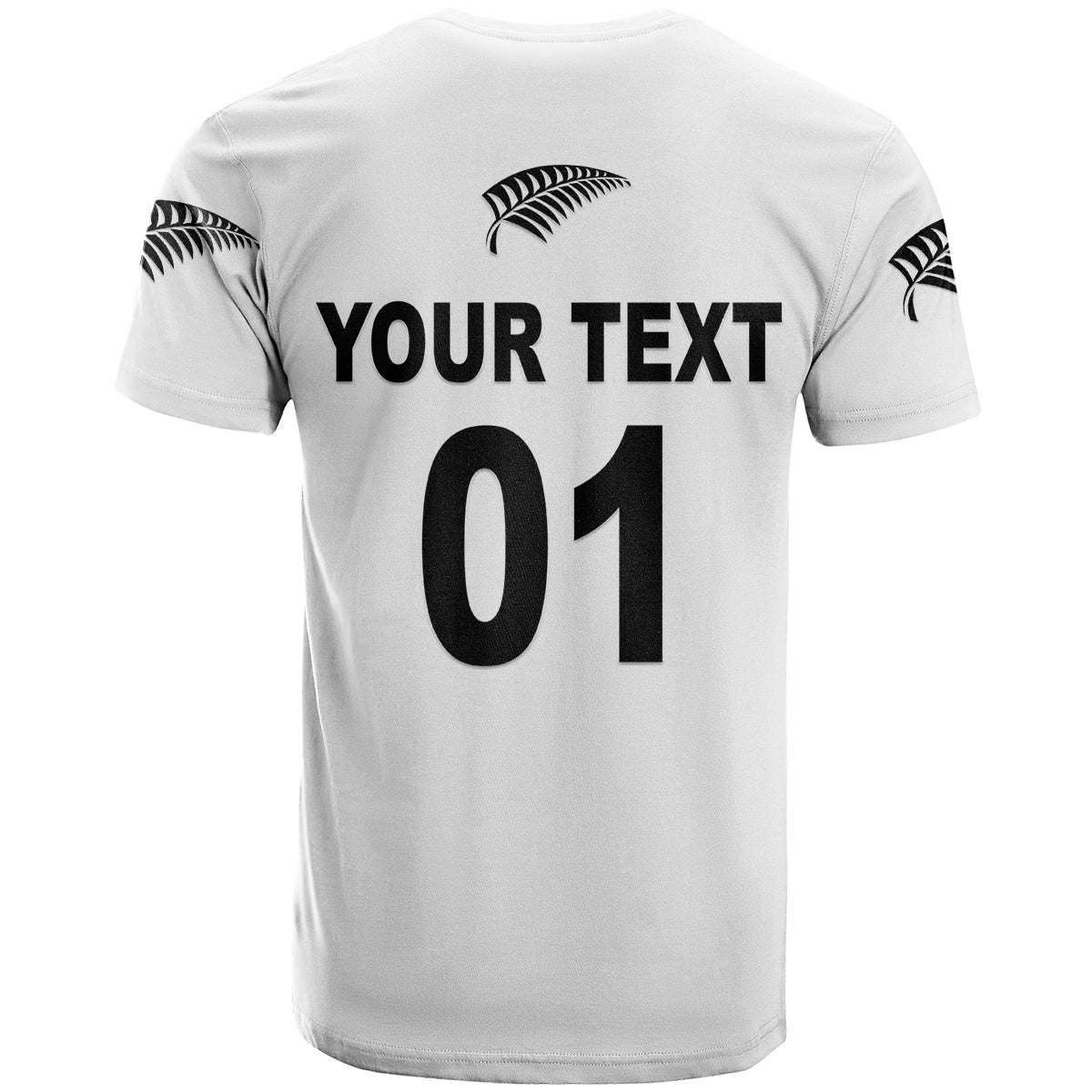 Custom New Zealand Cricket T Shirt Silver Fern Unique White LT8 - Wonder Print Shop
