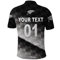 Custom New Zealand Cricket Polo Shirt Silver Fern Unique Gradient LT8 - Wonder Print Shop