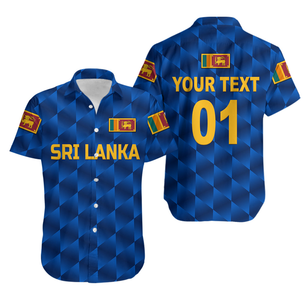 (Custom Personalised) Sri Lanka Cricket Hawaiian Shirt The Lions Unique - Blue LT8 - Wonder Print Shop