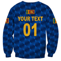 (Custom Personalised) Sri Lanka Cricket Sweatshirt The Lions Unique - Blue LT8 - Wonder Print Shop