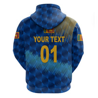 Custom Sri Lanka CrickeHoodie The Lions Special Blue LT8 - Wonder Print Shop