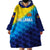 (Custom Personalised) Sri Lanka Cricket Wearable Blanket Hoodie The Lions Special - Gradient Blue LT8 - Wonder Print Shop