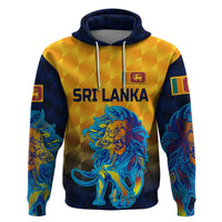 Custom Sri Lanka CrickeHoodie The Lions Pride Version Yellow LT8 - Wonder Print Shop