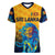 (Custom Personalised) Sri Lanka Cricket Women V Neck T Shirt The Lions Pride Version - Yellow LT8 - Wonder Print Shop