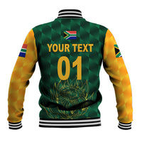 (Custom Personalised) South Africa Proteas Cricket Baseball Jacket Simple - Green LT8 - Wonder Print Shop