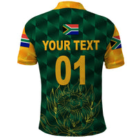 Custom South Africa Proteas Cricket Polo Shirt Simple Green LT8 - Wonder Print Shop