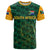 Custom South Africa Proteas Cricket T Shirt Simple Green LT8 - Wonder Print Shop