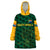 (Custom Personalised) South Africa Proteas Cricket Wearable Blanket Hoodie Simple - Green LT8 - Wonder Print Shop