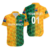 (Custom Personalised) South Africa Proteas Cricket Hawaiian Shirt Simple - Yellow LT8 - Wonder Print Shop