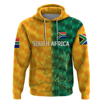 Custom South Africa Proteas CrickeHoodie Simple Yellow LT8 - Wonder Print Shop