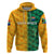 Custom South Africa Proteas CrickeHoodie Simple Yellow LT8 - Wonder Print Shop