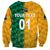 (Custom Personalised) South Africa Proteas Cricket Sweatshirt Simple - Yellow LT8 - Wonder Print Shop