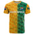 Custom South Africa Proteas Cricket T Shirt Simple Yellow LT8 - Wonder Print Shop
